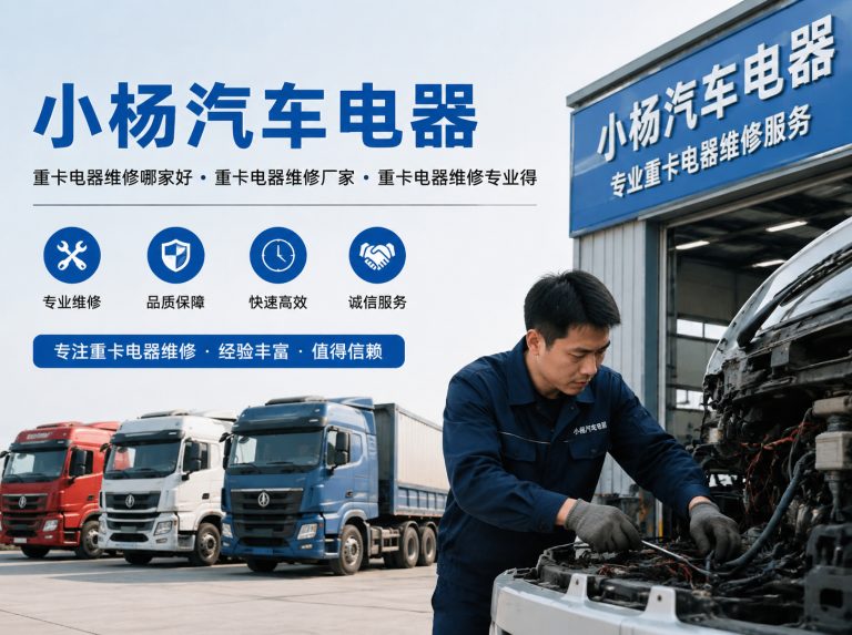 岭东区为重卡运输提供电器维修方案